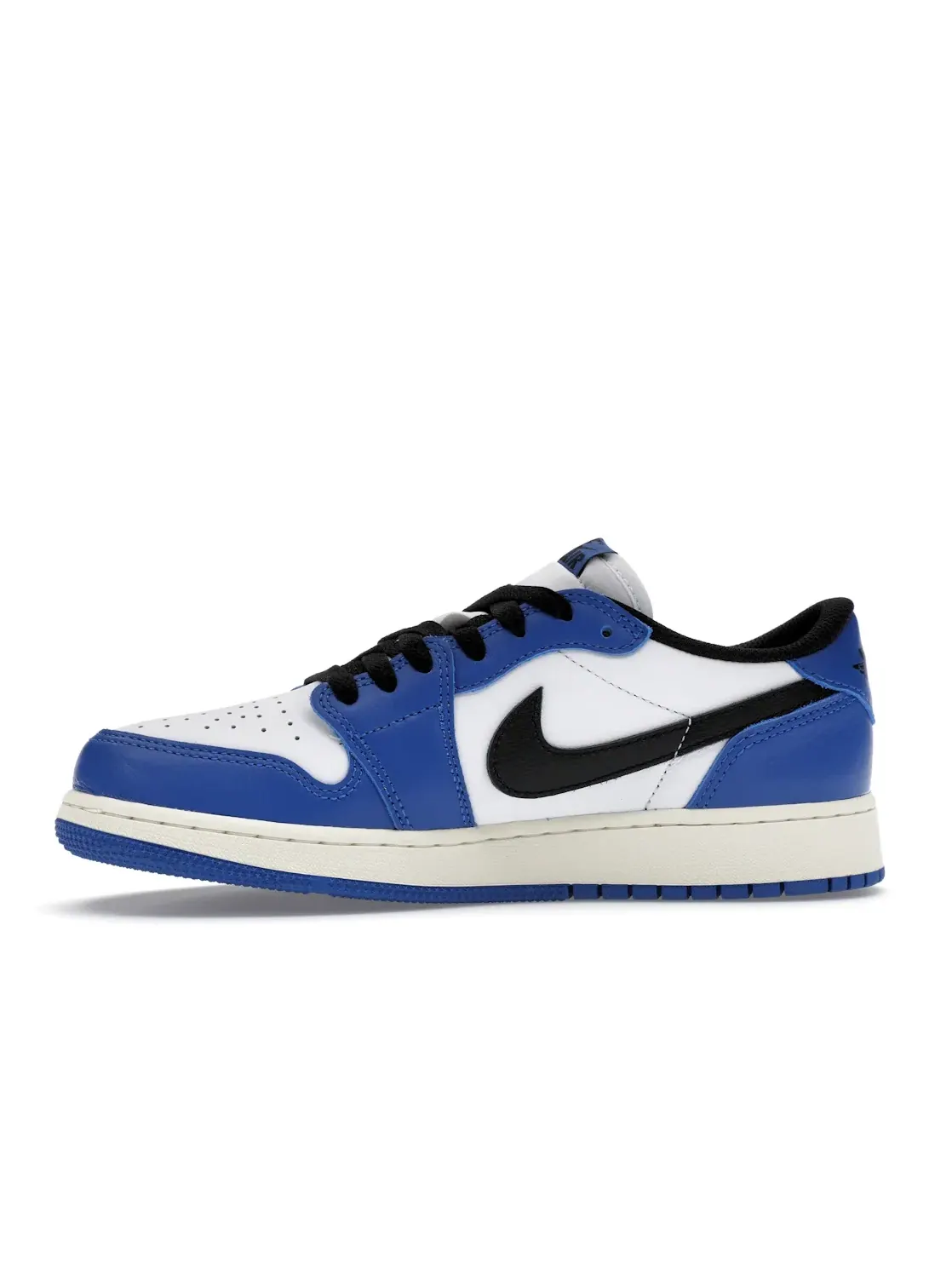Детские кроссовки Lifestyle с принтом Jordan 1 Retro Low OG Game Royal GS Jordan — изображение 3 из 4, белый/черный