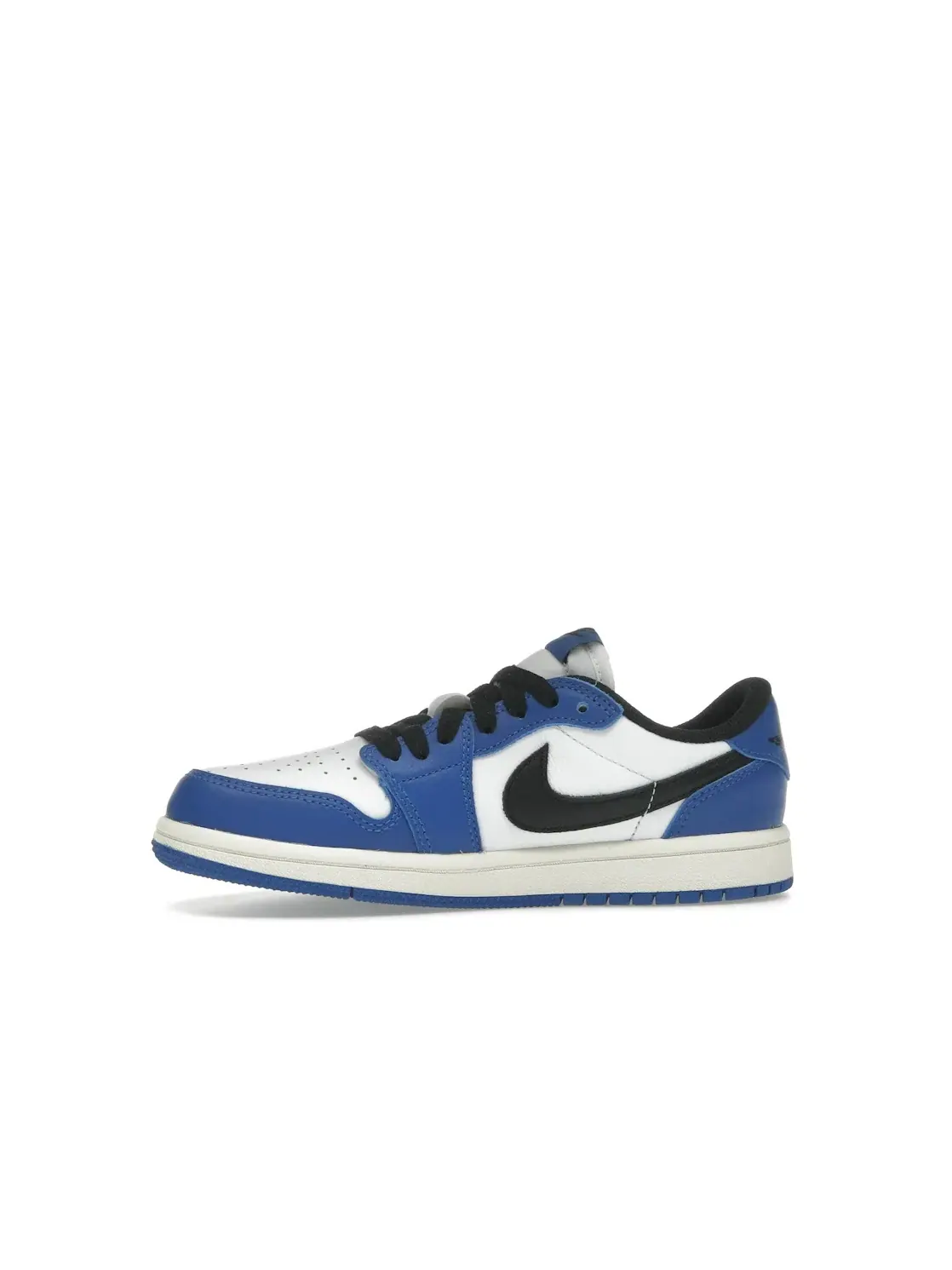 Детские кроссовки Lifestyle с принтом Jordan 1 Retro Low OG Jordan — изображение 3 из 4, белый/черный