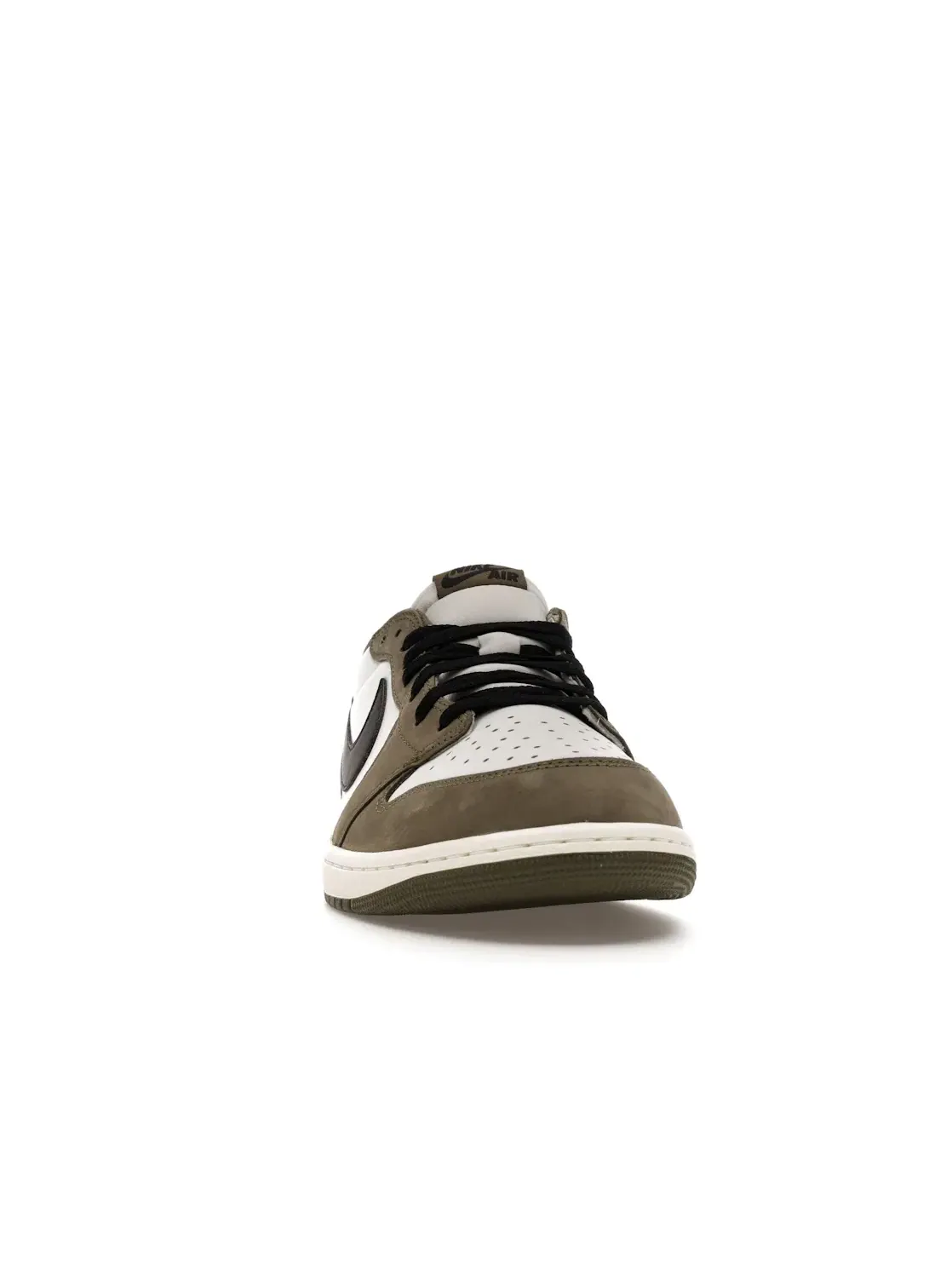 Мужские кроссовки с низким силуэтом Jordan 1 Retro Low OG — изображение 2 из 4, оливковый/белый//черный