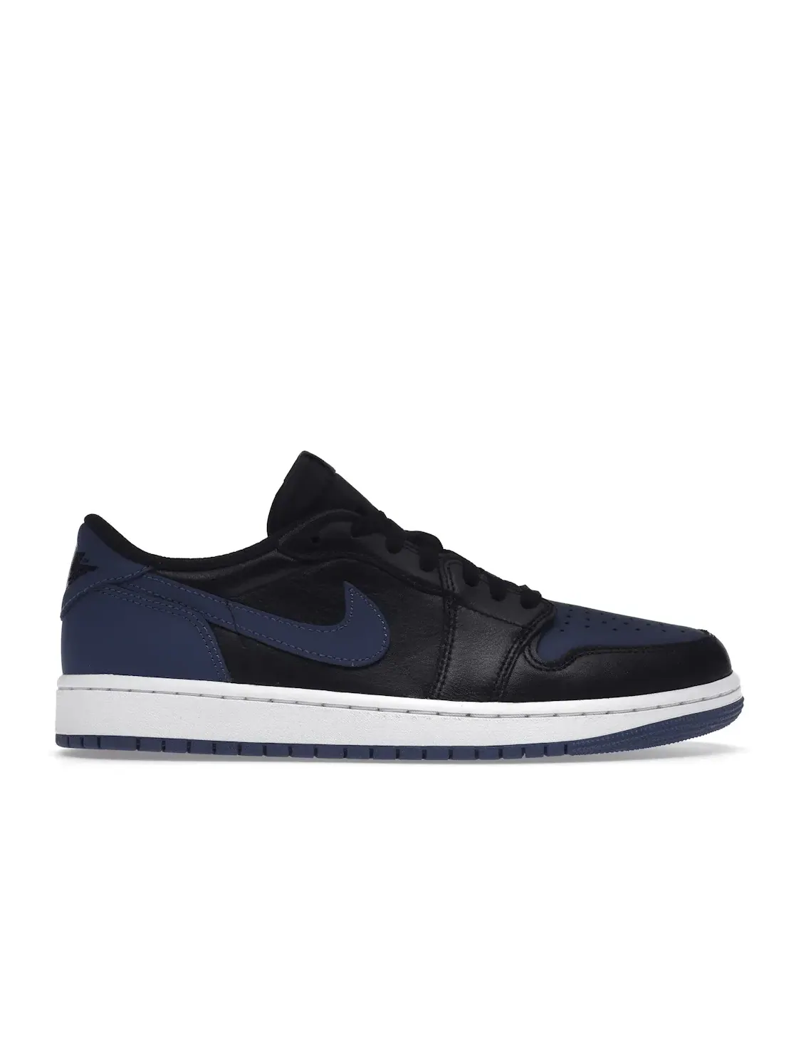 Мужские кроссовки с низким верхом Jordan 1 Retro Low OG Jordan — изображение 1 из 4, черный/темно-синий-белый