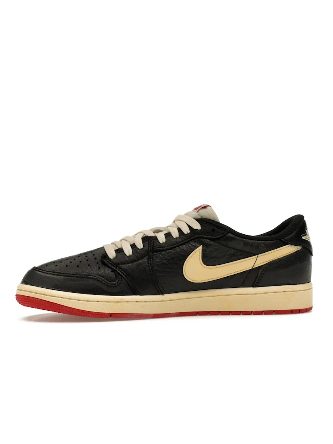 Мужской кед Lifestyle Jordan 1 Retro Low OG Jordan — изображение 3 из 4, черный//красный