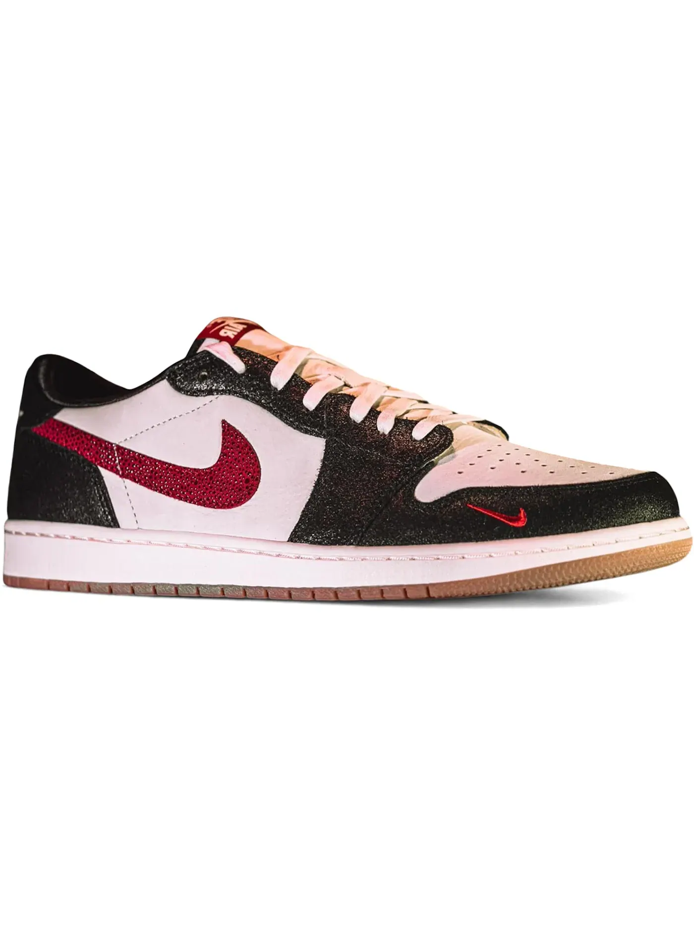 Мужские кроссовки из кожи Oklahoma Sooners PE Jordan 1 Retro Low OG Jordan — изображение 1 из 1