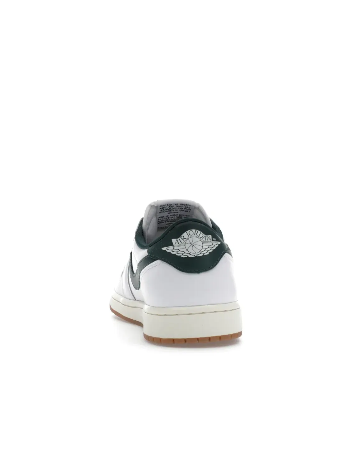 Женские кроссовки с состаренным дизайном Jordan 1 Retro Low OG — изображение 4 из 4, белый/зеленый