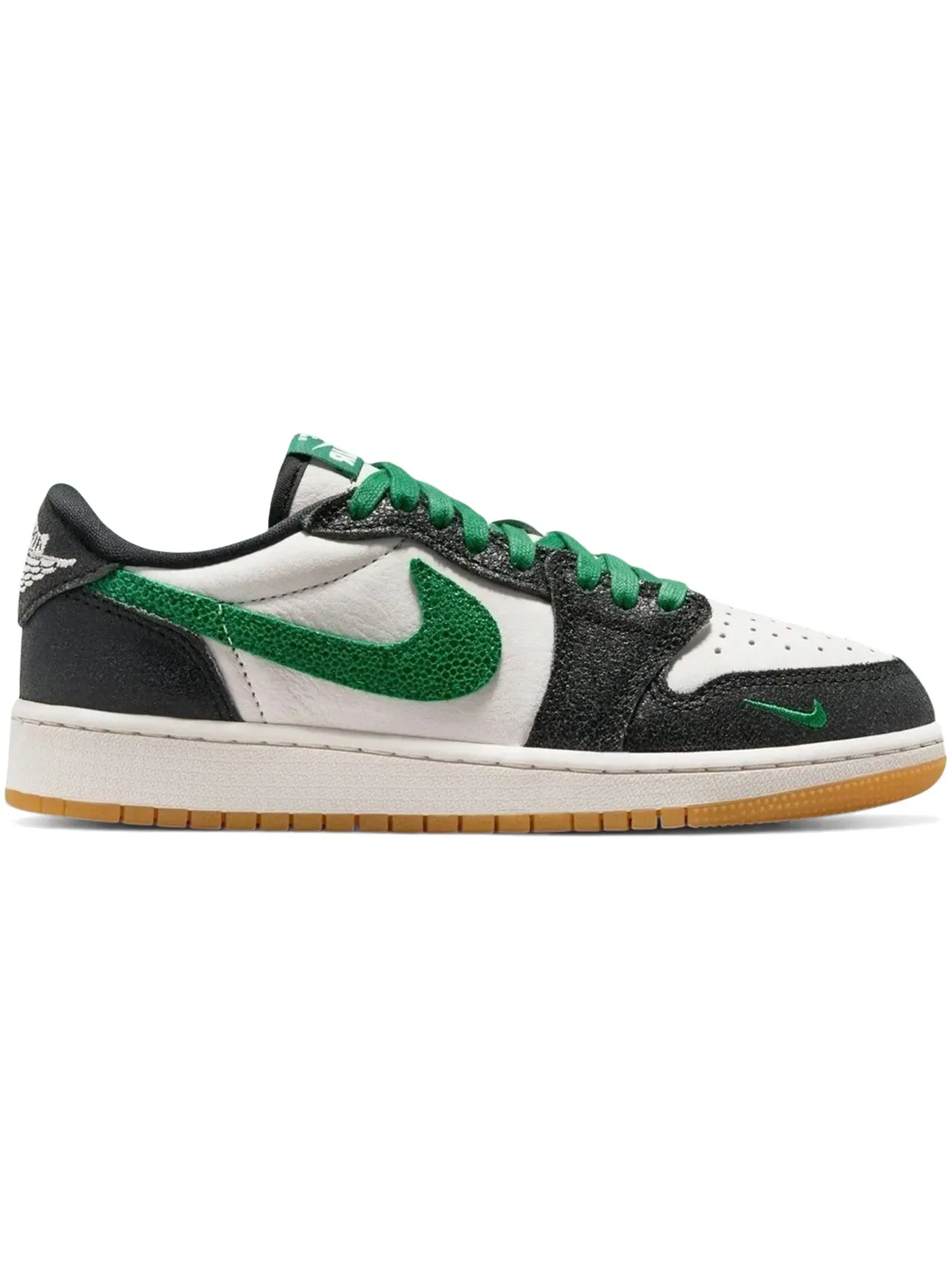 Детские кроссовки Lifestyle Jordan 1 Retro Low OG Jordan — изображение 1 из 1, зеленый/черный