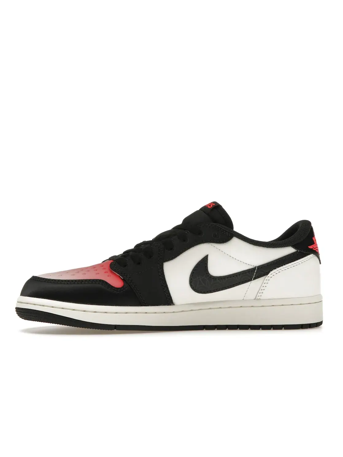 Мужские кроссовки низкие Air Jordan 1 Retro Low OG PSG Paris Saint-Germain Jordan — изображение 3 из 3, черный--розовый