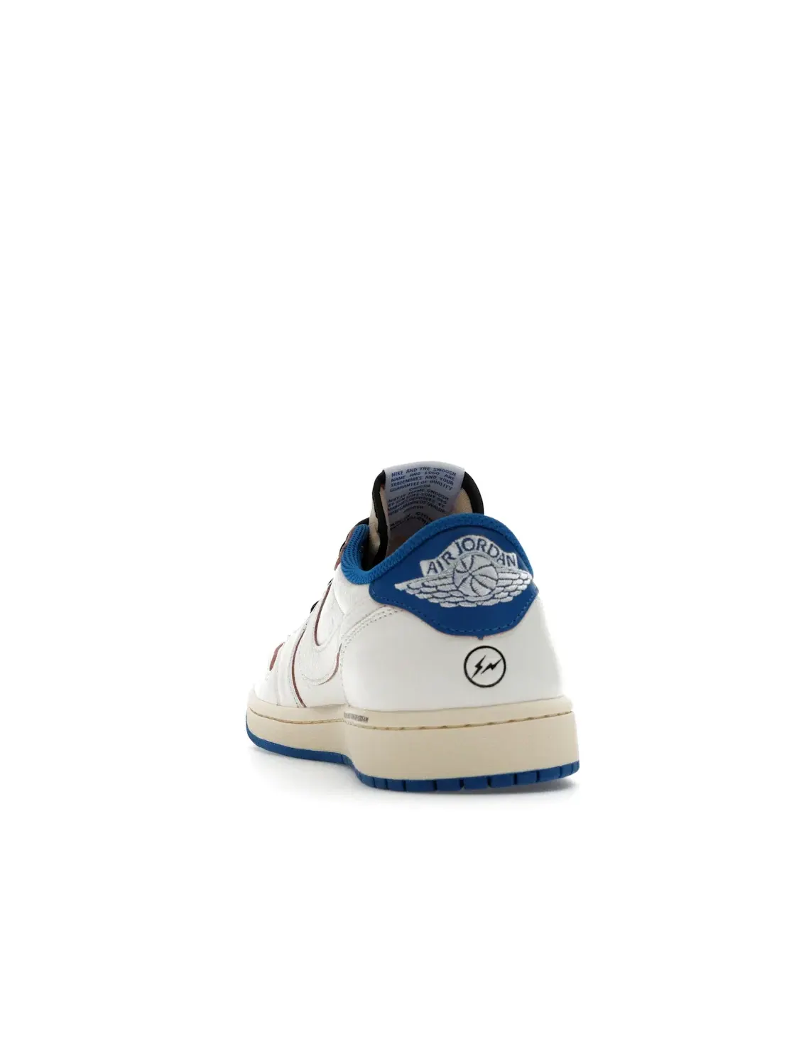 Мужские кроссовки Lifestyle с принтом Jordan 1 Retro Low OG SP Fragment x Travis Scott — изображение 4 из 4, черный//синий