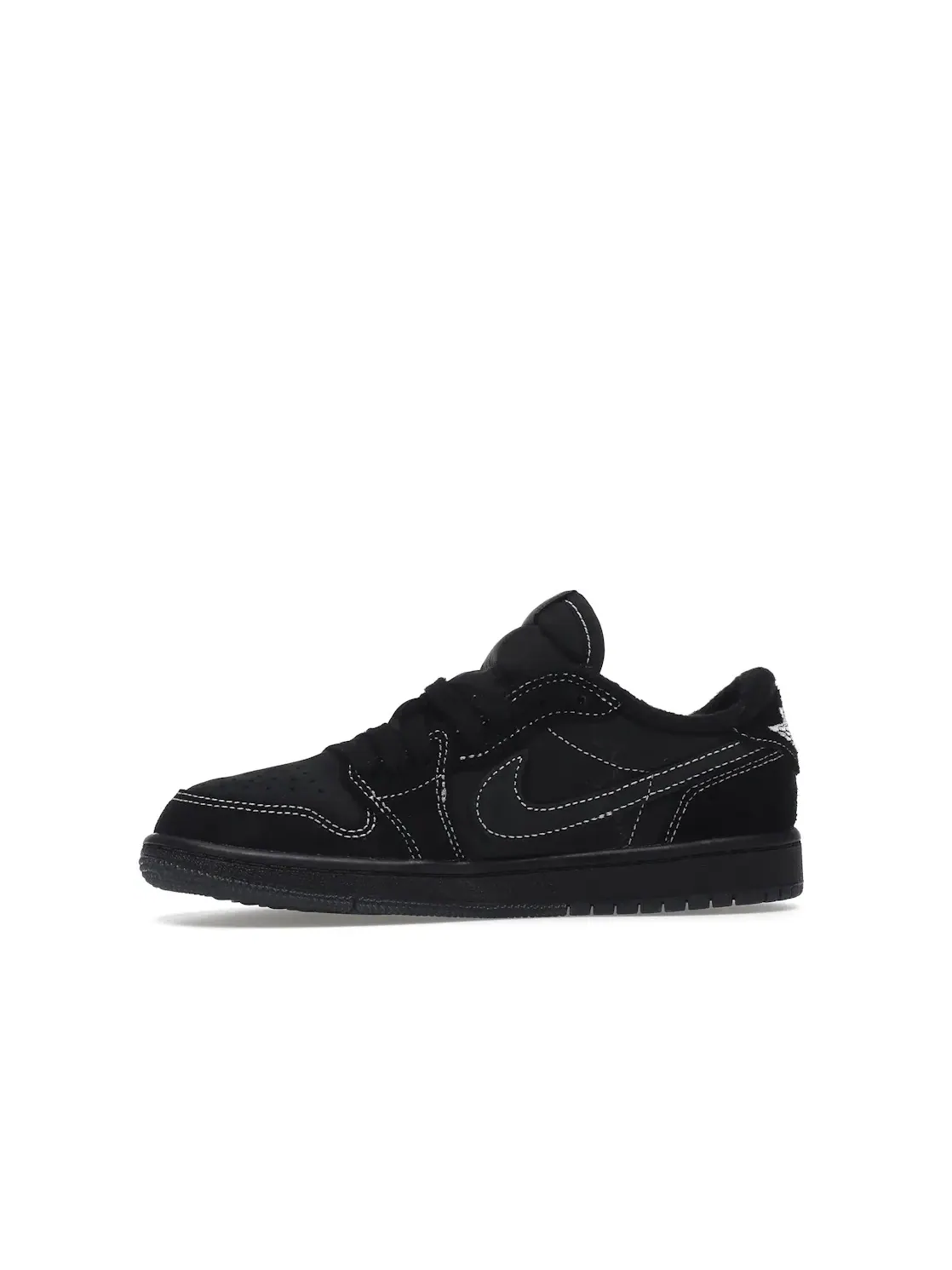 Детские кроссовки lifestyle с принтом Jordan 1 Retro Low OG SP Travis Scott Black Phantom — изображение 3 из 4