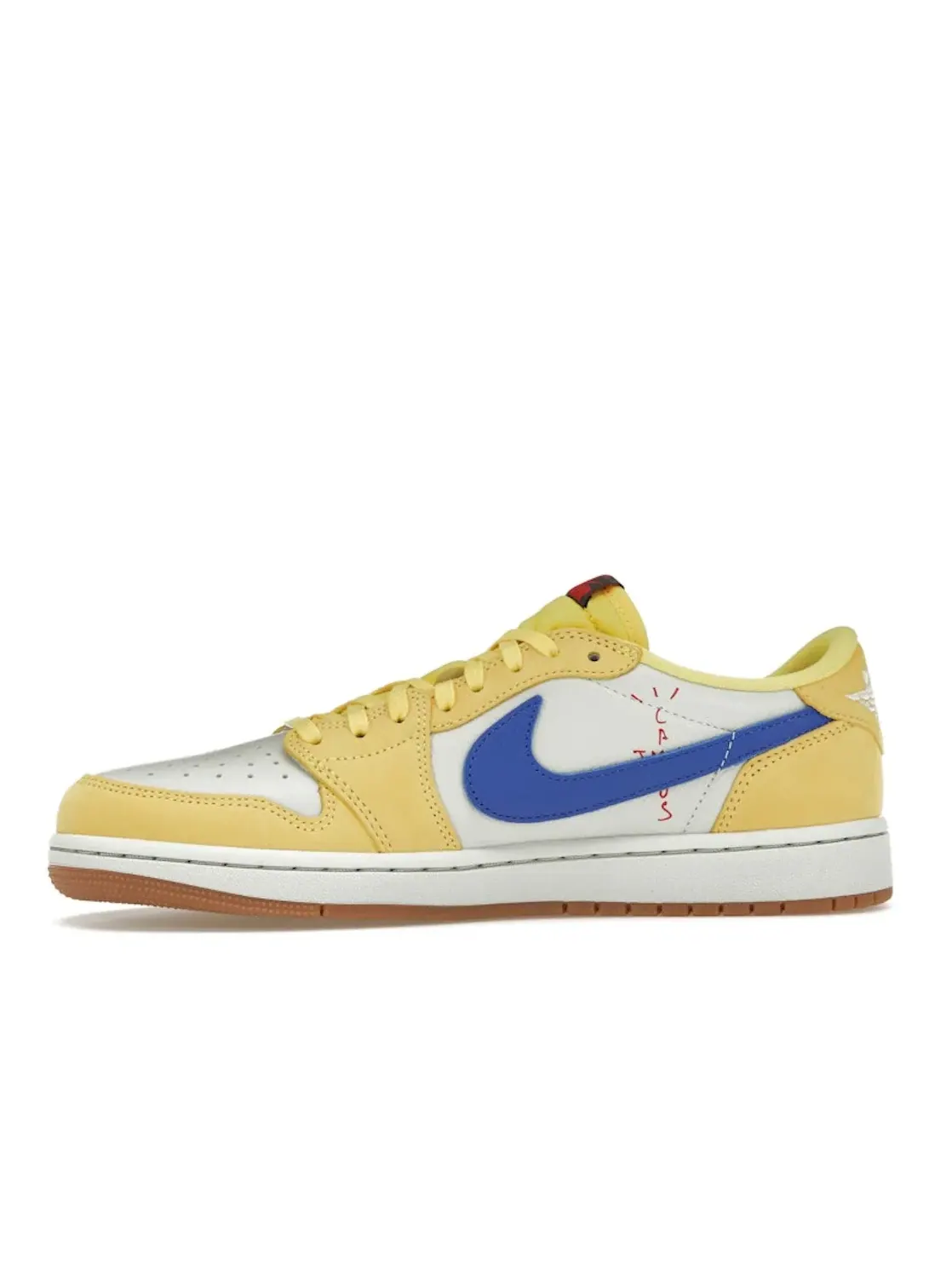 Женские кроссовки Travis Scott Canary Jordan 1 Retro Low OG SP — изображение 3 из 4