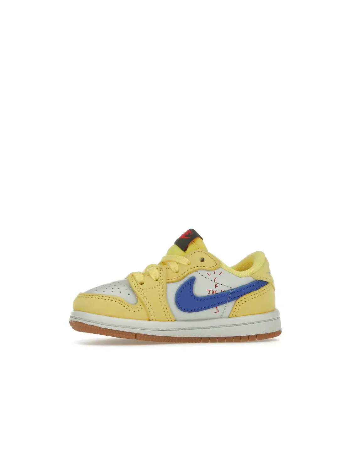 Детские кроссовки Lifestyle с высоким качеством Jordan 1 Retro Low OG SP Travis Scott Canary Jordan — изображение 3 из 4