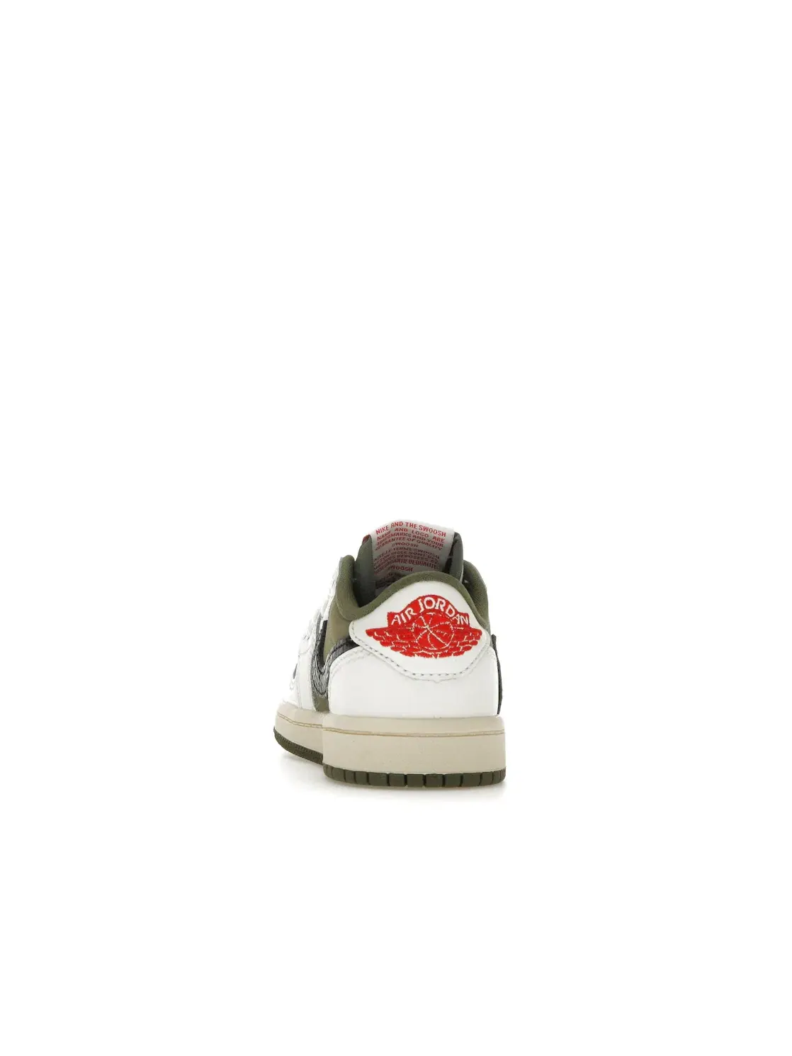Детские кроссовки с низким силуэтом Jordan 1 Retro Low OG SP Travis Scott Medium Olive — изображение 4 из 4, оливковый/черный