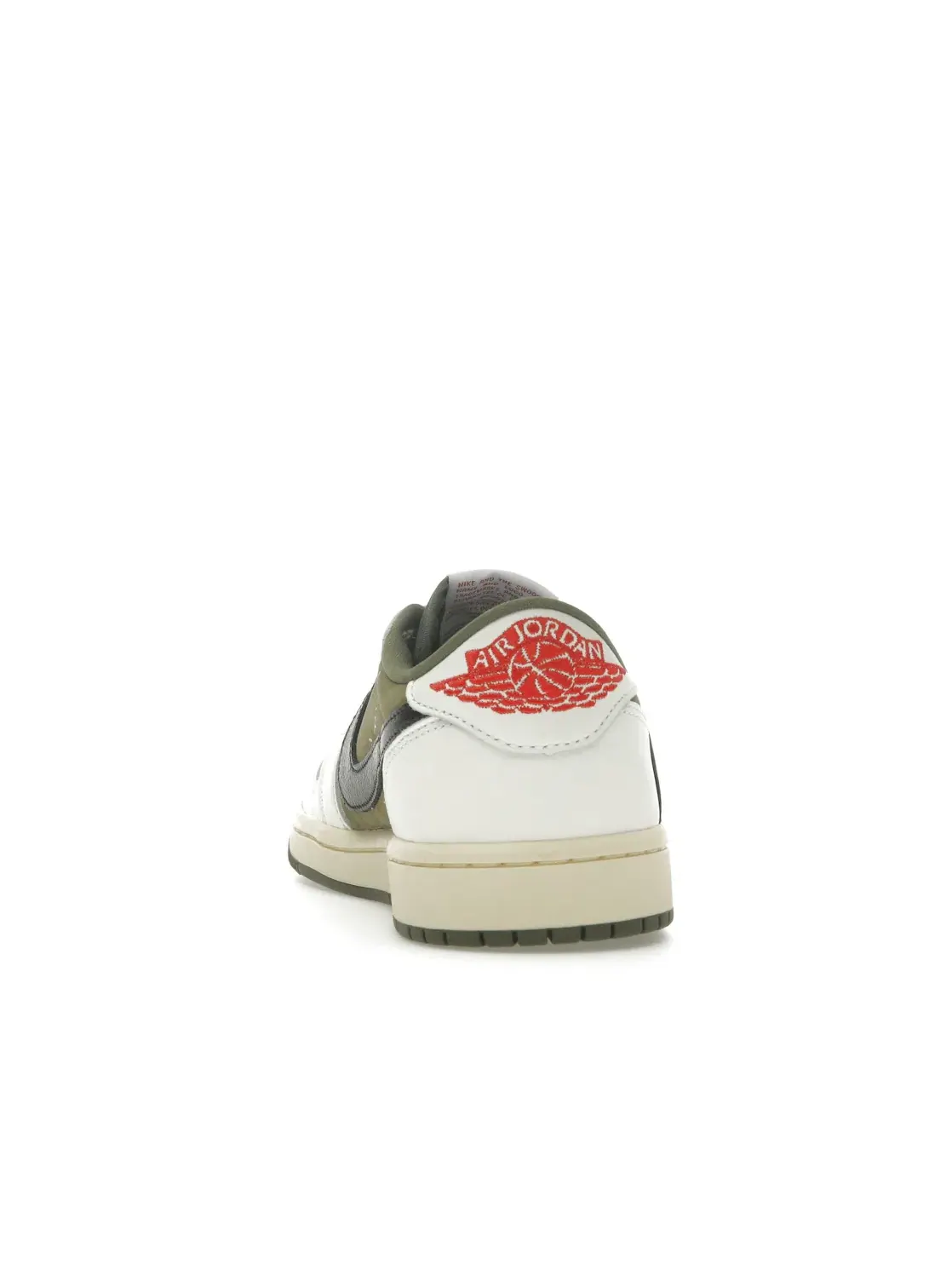Мужские кроссовки Lifestyle с принтом Jordan 1 Retro Low OG SP Travis Scott Medium Olive — изображение 4 из 4