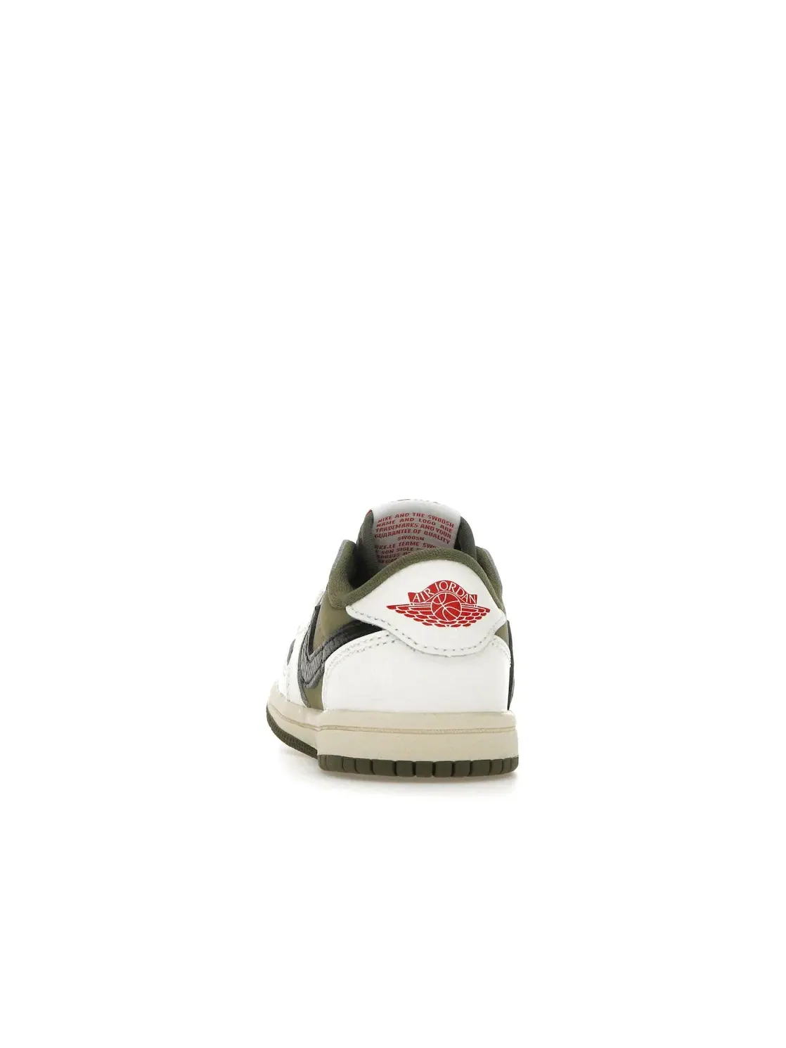 Детские кроссовки lifestyle с принтом Jordan 1 Retro Low OG SP Travis Scott — изображение 4 из 4, оливковый/черный