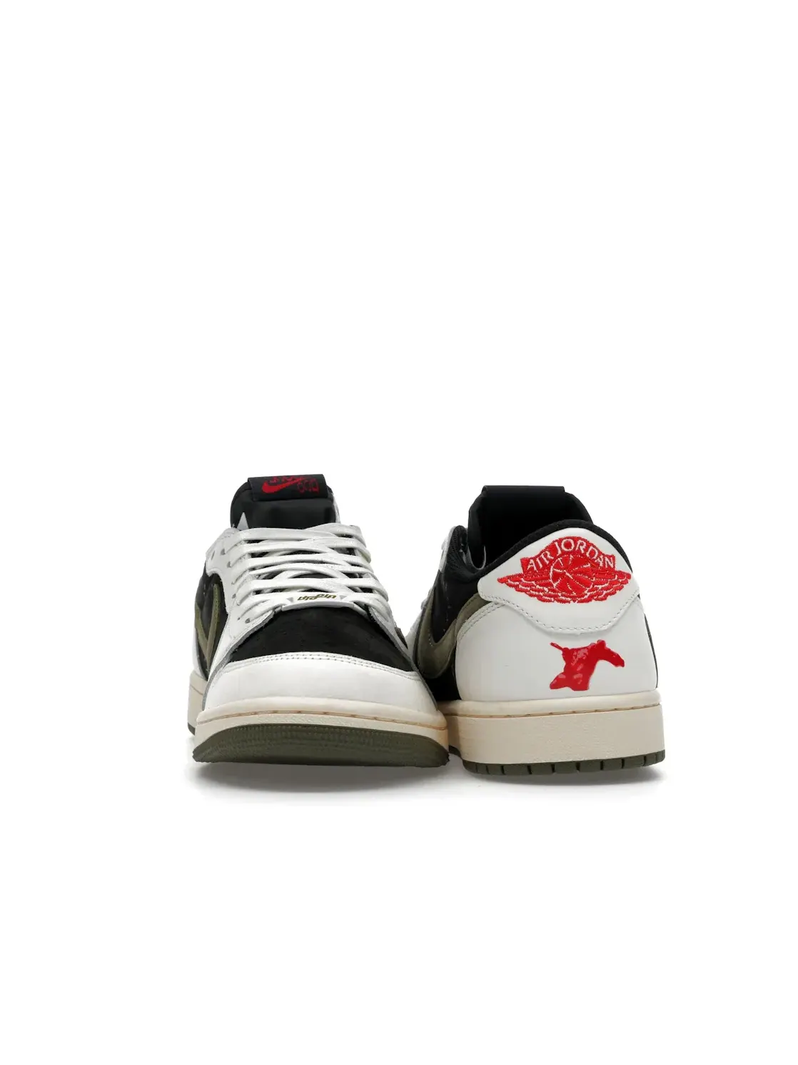 Женские кроссовки Lifestyle с принтом Jordan 1 Retro Low OG SP Jordan — изображение 4 из 4, красный/черный/оливковый