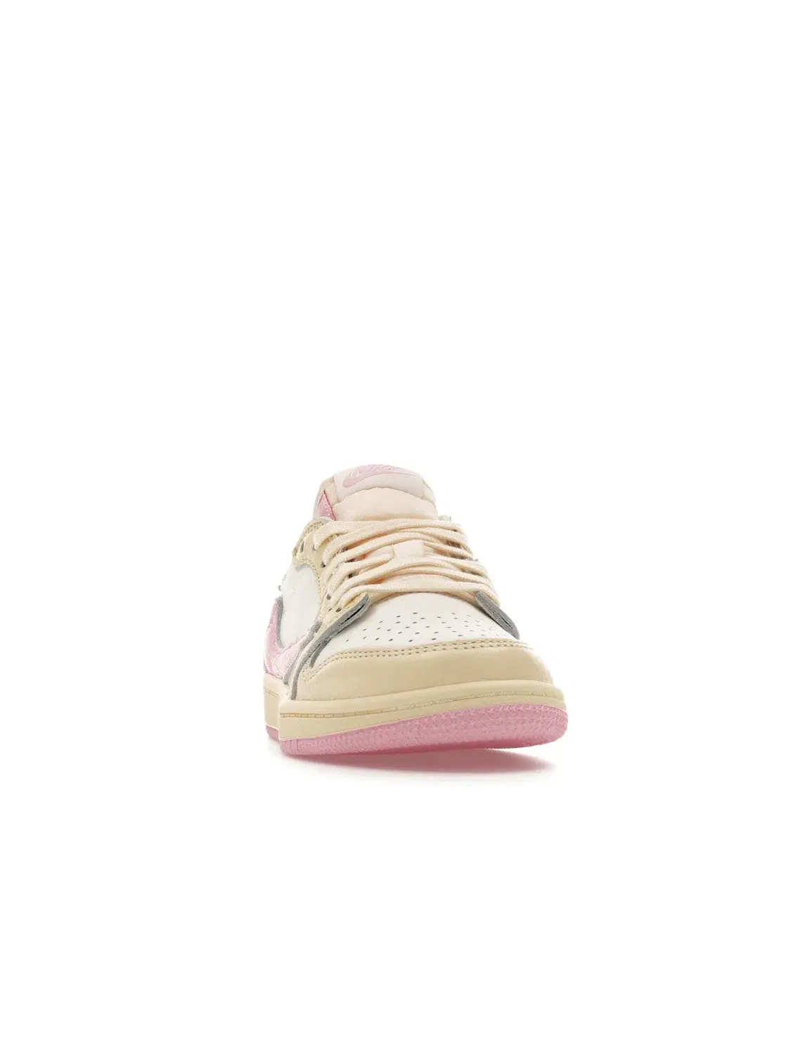 Детские кроссовки Lifestyle с принтом Jordan 1 Retro Low OG SP Travis Scott Shy Pink — изображение 2 из 4, розовый красный