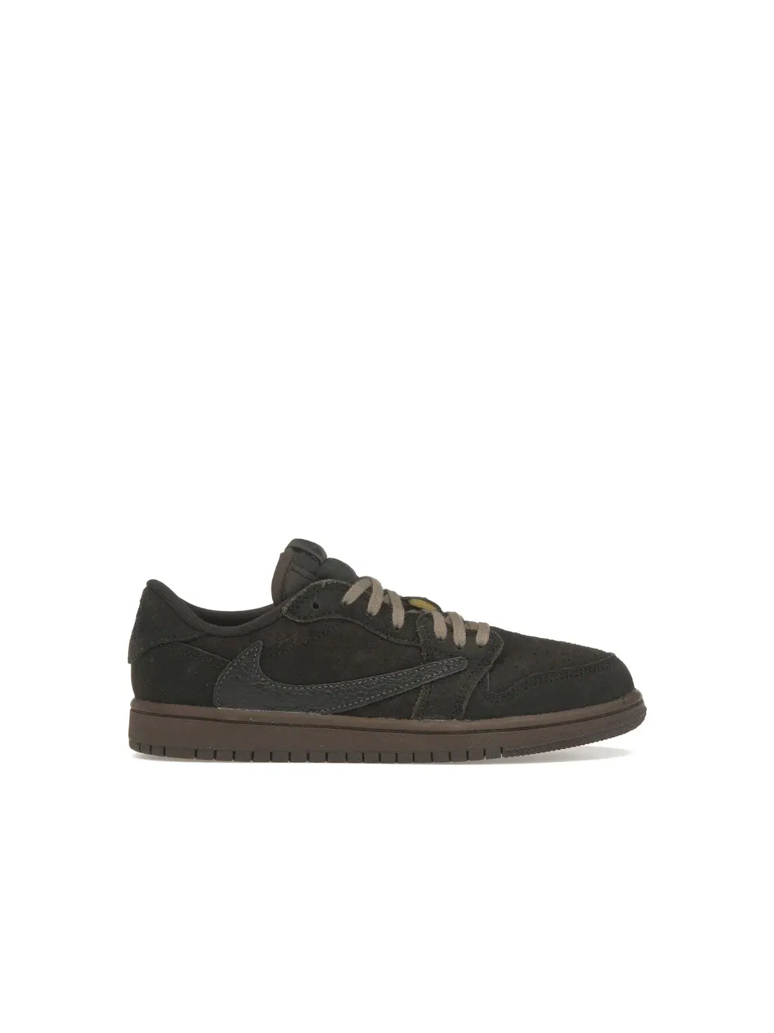 Детские кроссовки Lifestyle с принтом Jordan 1 Retro Low OG SP Travis Scott Velvet Brown — изображение 1 из 4