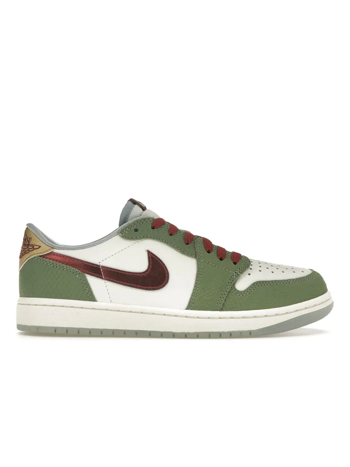 Мужские кроссовки с принтом Jordan 1 Retro Low OG Year of the Dragon Jordan — изображение 1 из 4, черный-красный