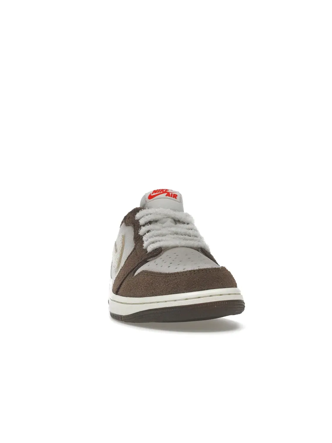 Мужские кроссовки из замши и кожи Year of the Rabbit Jordan 1 Retro Low OG — изображение 2 из 4, красный-коричневый