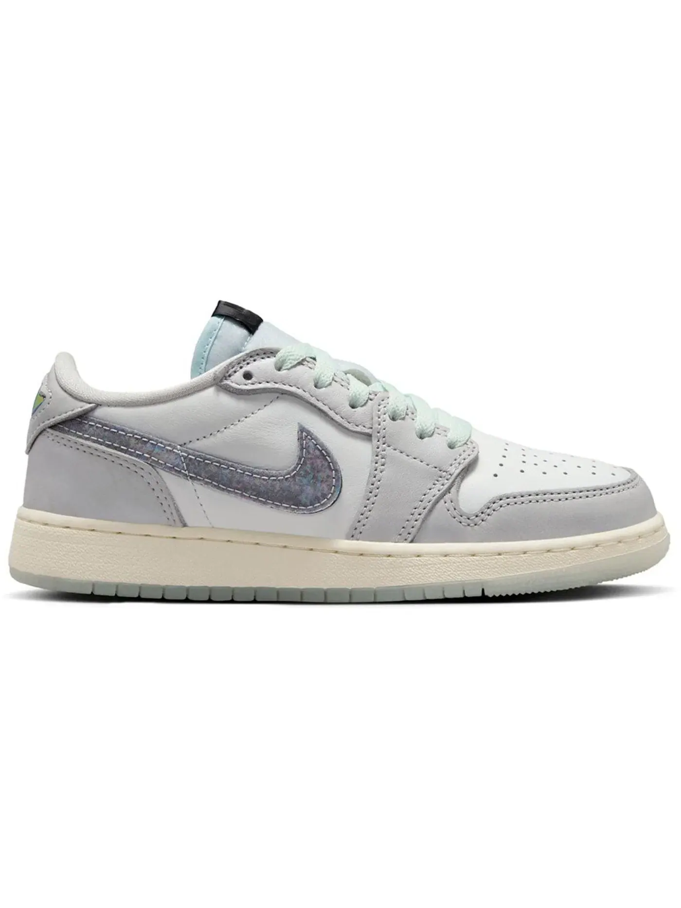 Детские кроссовки Lifestyle Jordan 1 Retro Low OG Jordan — изображение 1 из 1, белый/-зеленый
