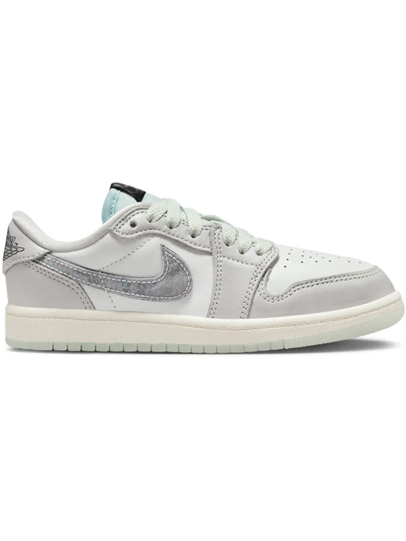 Детские кроссовки Lifestyle Jordan 1 Retro Low OG Jordan — изображение 1 из 1, белый/-зеленый