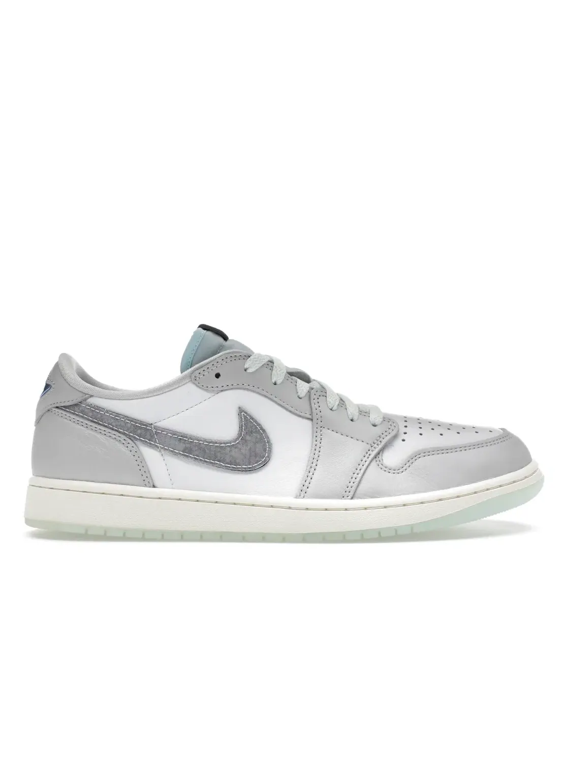 Мужские кроссовки Lifestyle с принтом Jordan 1 Retro Low OG Year of the Snake Jordan — изображение 1 из 4, белый/-зеленый