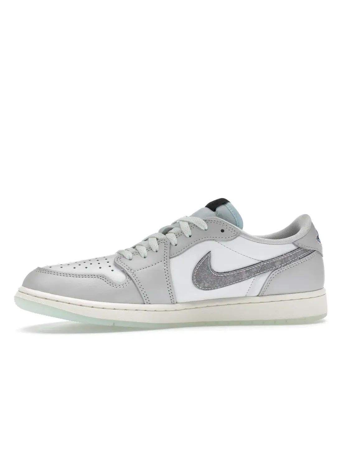 Мужские кроссовки Lifestyle с принтом Jordan 1 Retro Low OG Year of the Snake Jordan — изображение 3 из 4, белый/-зеленый