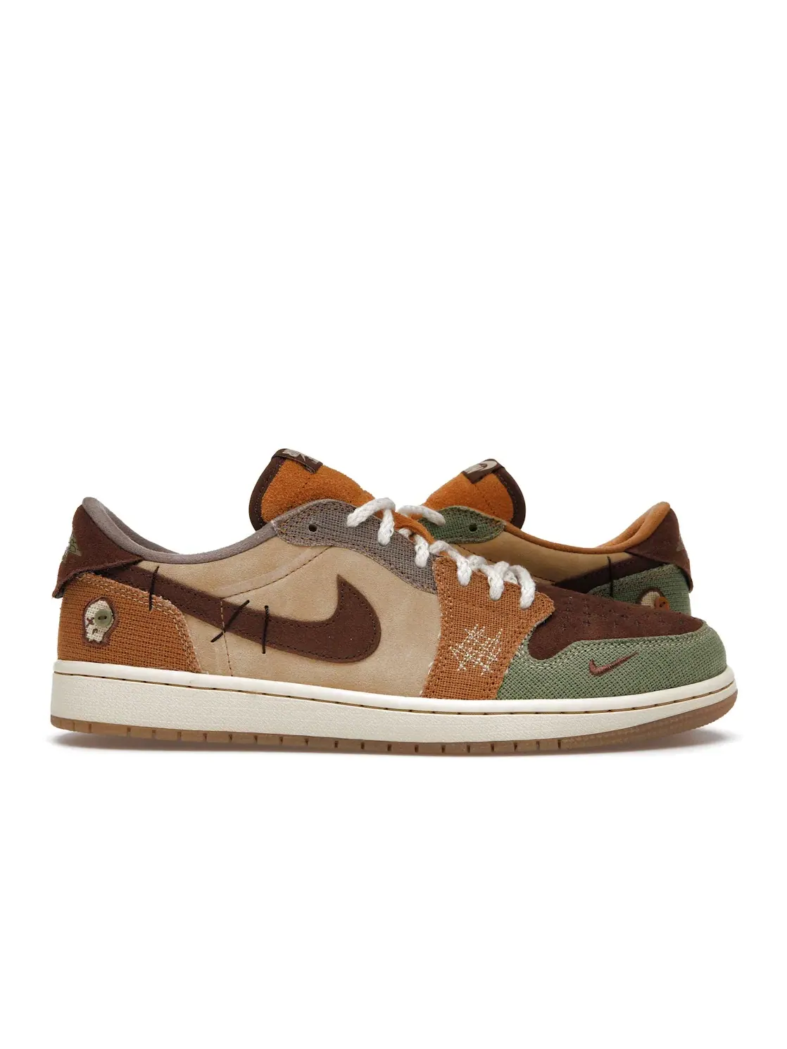 Мужские кроссовки с комбинированной отделкой Jordan 1 Retro Low OG Zion Williamson Voodoo Jordan — изображение 1 из 4