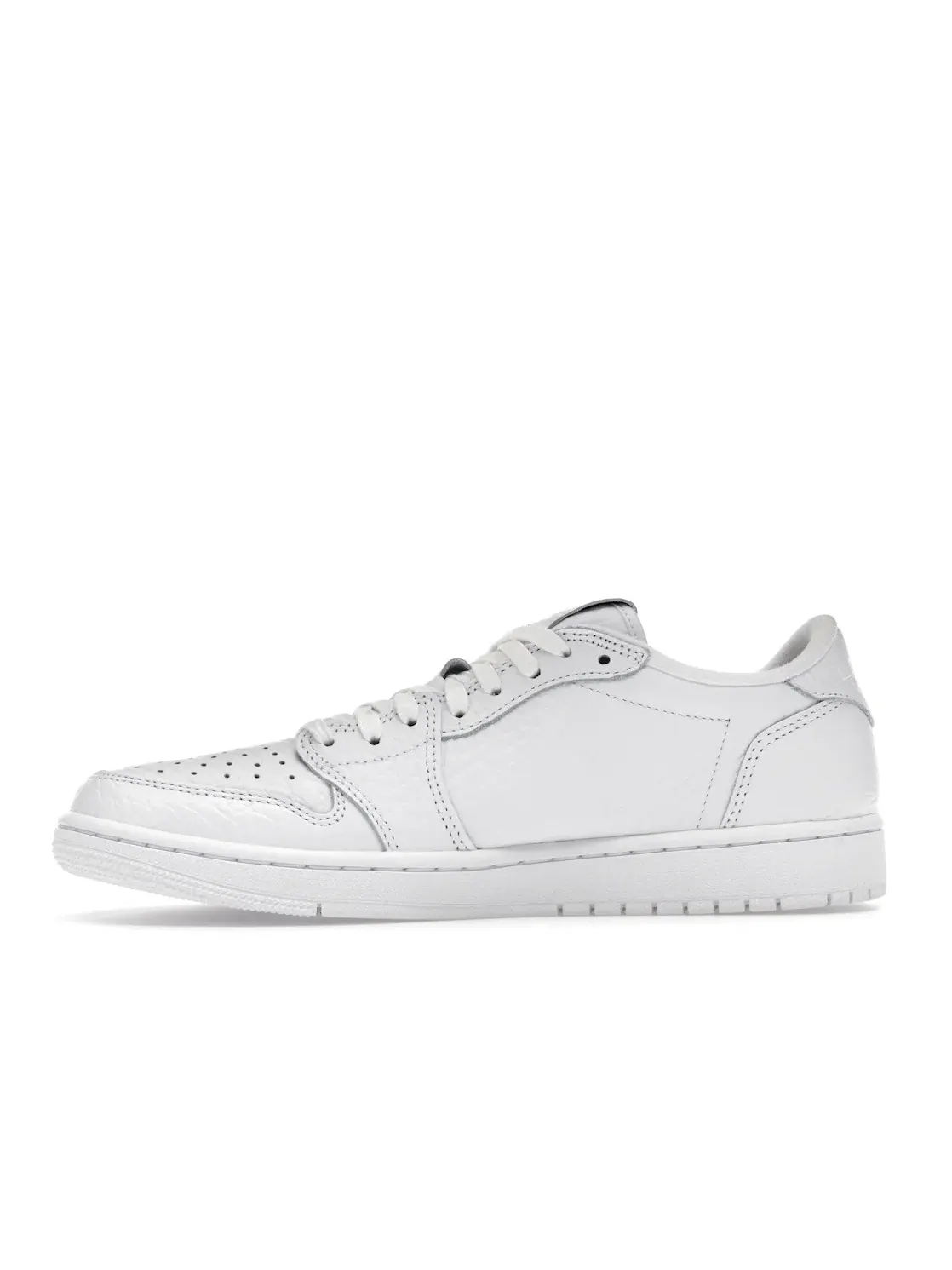 Мужские кроссовки Lifestyle без свуша Jordan 1 Retro Low — изображение 3 из 4, белый/белый/белый