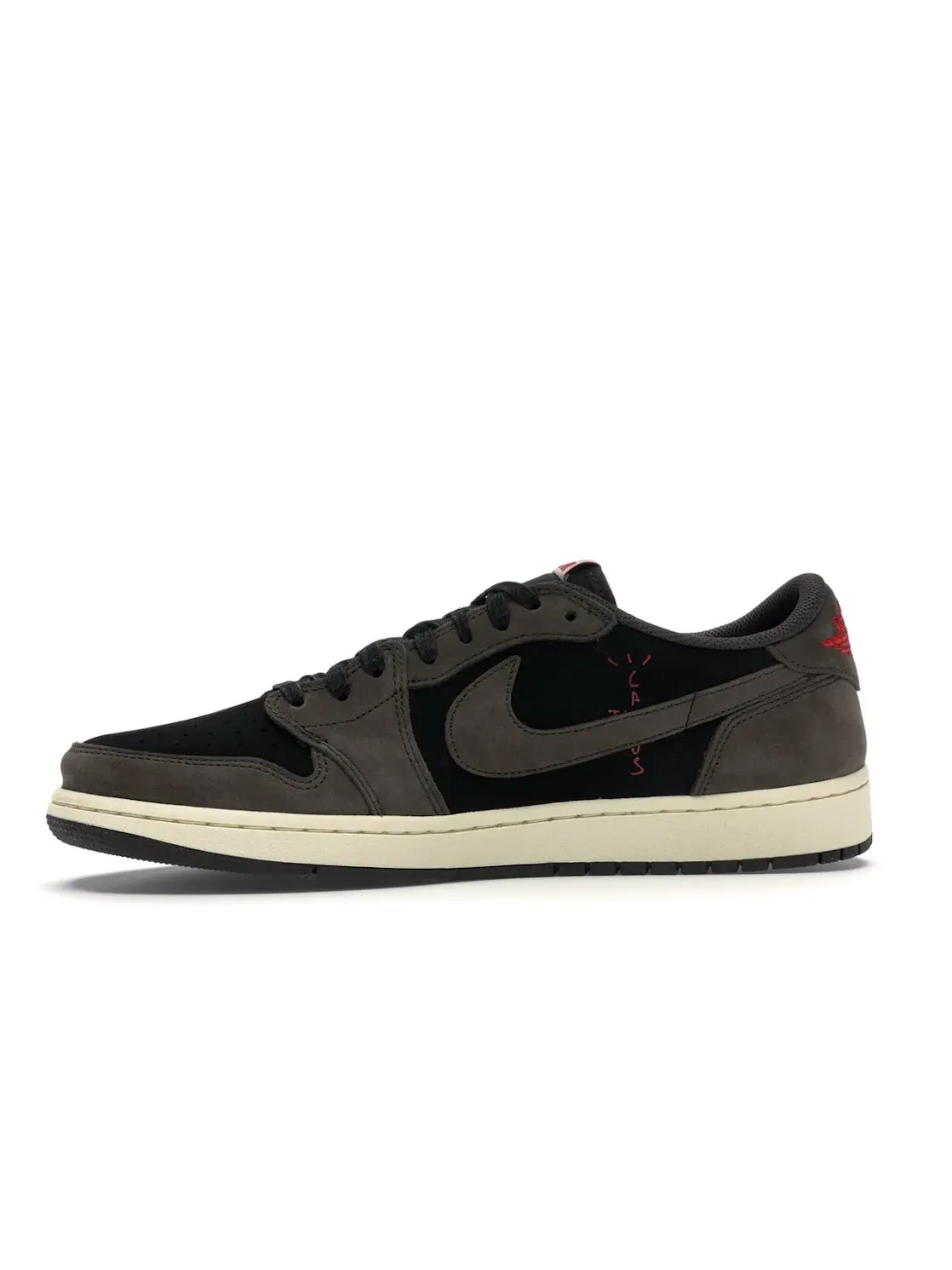 Мужские кроссовки с принтом Jordan 1 Retro Low OG SP Travis Scott Mocha Jordan — изображение 3 из 4, черный/темный-красный