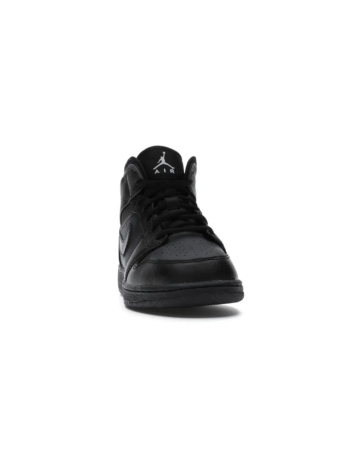 Детские кроссовки с высоким берцем Jordan 1 Retro Mid — изображение 2 из 4, черный/белый