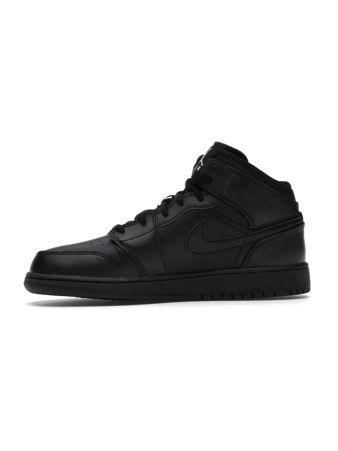 Детские кроссовки с высоким берцем Jordan 1 Retro Mid — изображение 3 из 4, черный/белый