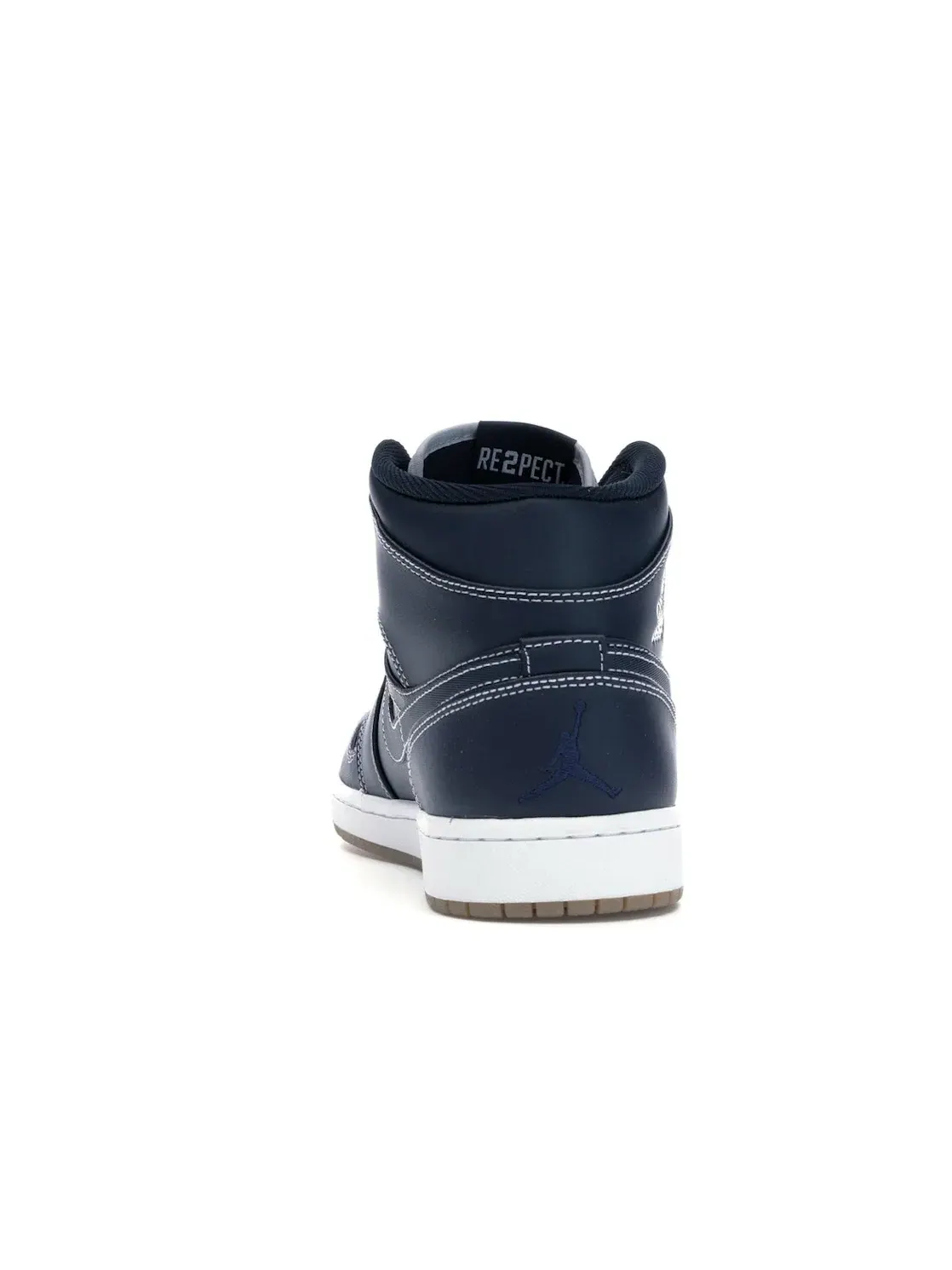 Мужские кроссовки с кожаным верхом Jordan 1 Retro Mid RE2PECT Jordan — изображение 4 из 4, белый-светлый коричневый