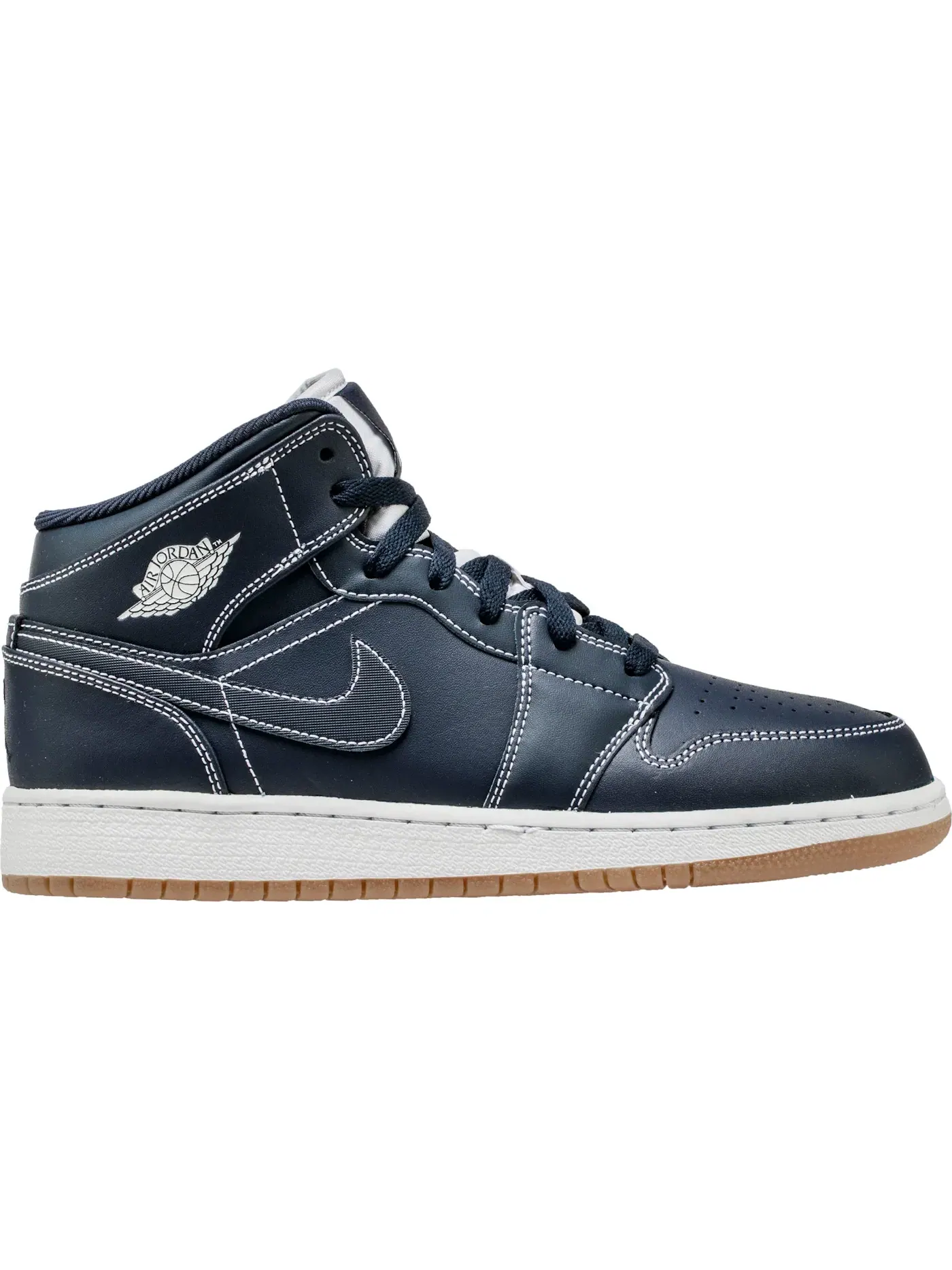 Детские кроссовки Lifestyle Jordan 1 Retro Mid Jordan — изображение 1 из 1, белый-светлый коричневый