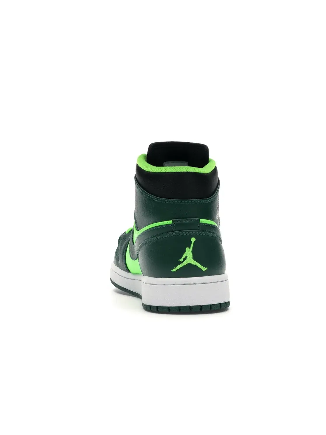 Мужские кроссовки для повседневной носки Jordan 1 Retro Mid Jordan — изображение 4 из 4, зеленый/зеленый-черный