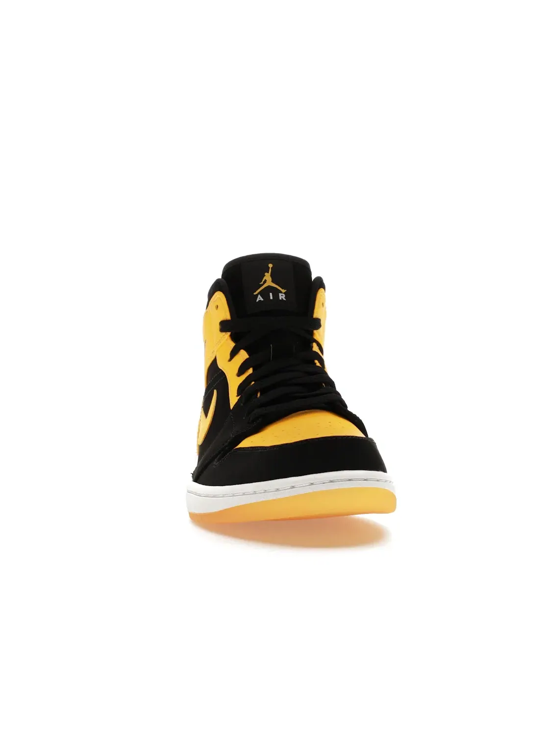 Мужские кроссовки из кожи и замши Jordan 1 Retro Mid New Love Jordan — изображение 2 из 4, черный/-белый