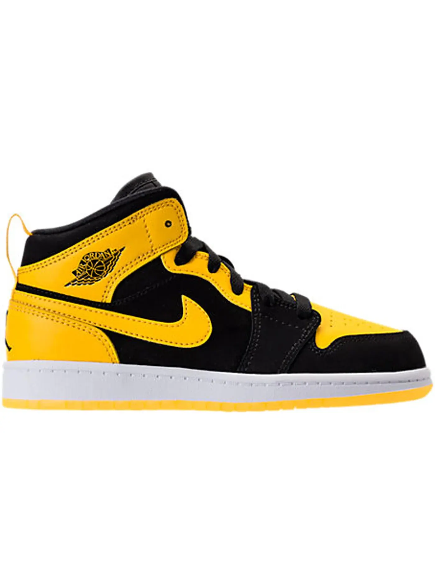 Детские кроссовки с высоким верхом Jordan 1 Retro Mid New Love Jordan — изображение 1 из 1, черный/-белый