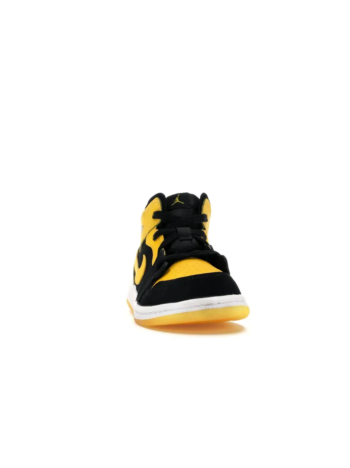 Детские кроссовки с высоким берцем Jordan 1 Retro Mid Jordan — изображение 2 из 4, черный/-белый