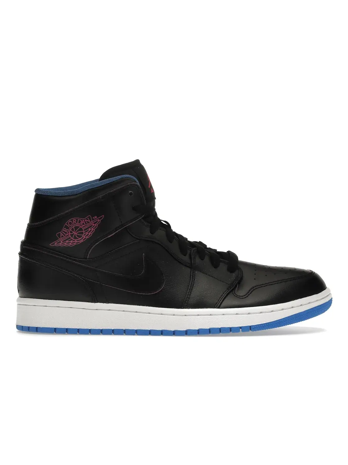 Мужские кроссовки Lifestyle Jordan 1 Retro Mid Jordan — изображение 1 из 4, черный/розовый-синий