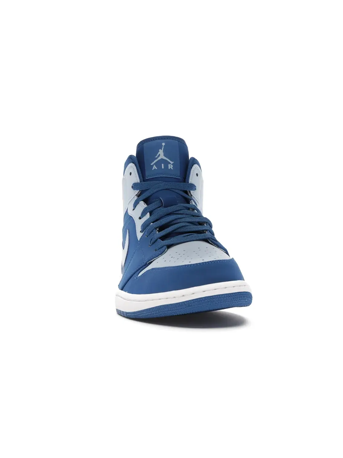 Мужские кроссовки с принтом Jordan 1 Retro Mid Jordan — изображение 2 из 4, синий-белый