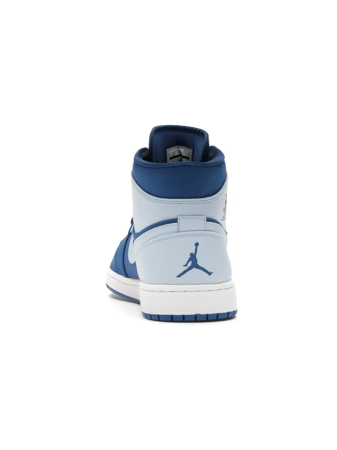 Мужские кроссовки с принтом Jordan 1 Retro Mid Jordan — изображение 4 из 4, синий-белый
