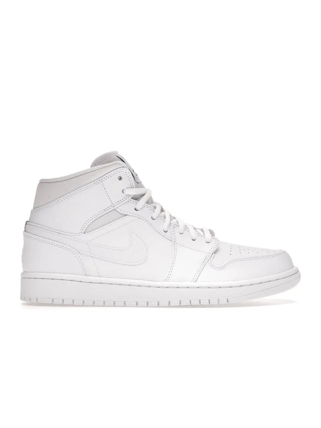 Мужские кроссовки с высоким берцем Jordan 1 Retro Mid Jordan — изображение 1 из 4, белый/черный-белый