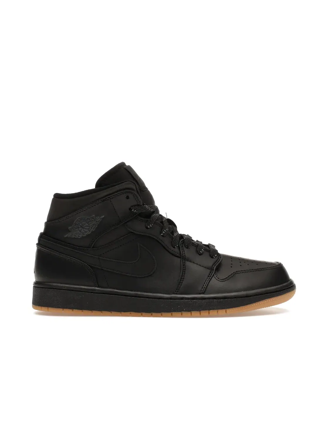 Мужские кроссовки Lifestyle Jordan 1 Retro Mid Jordan — изображение 1 из 4, черный/-желтый