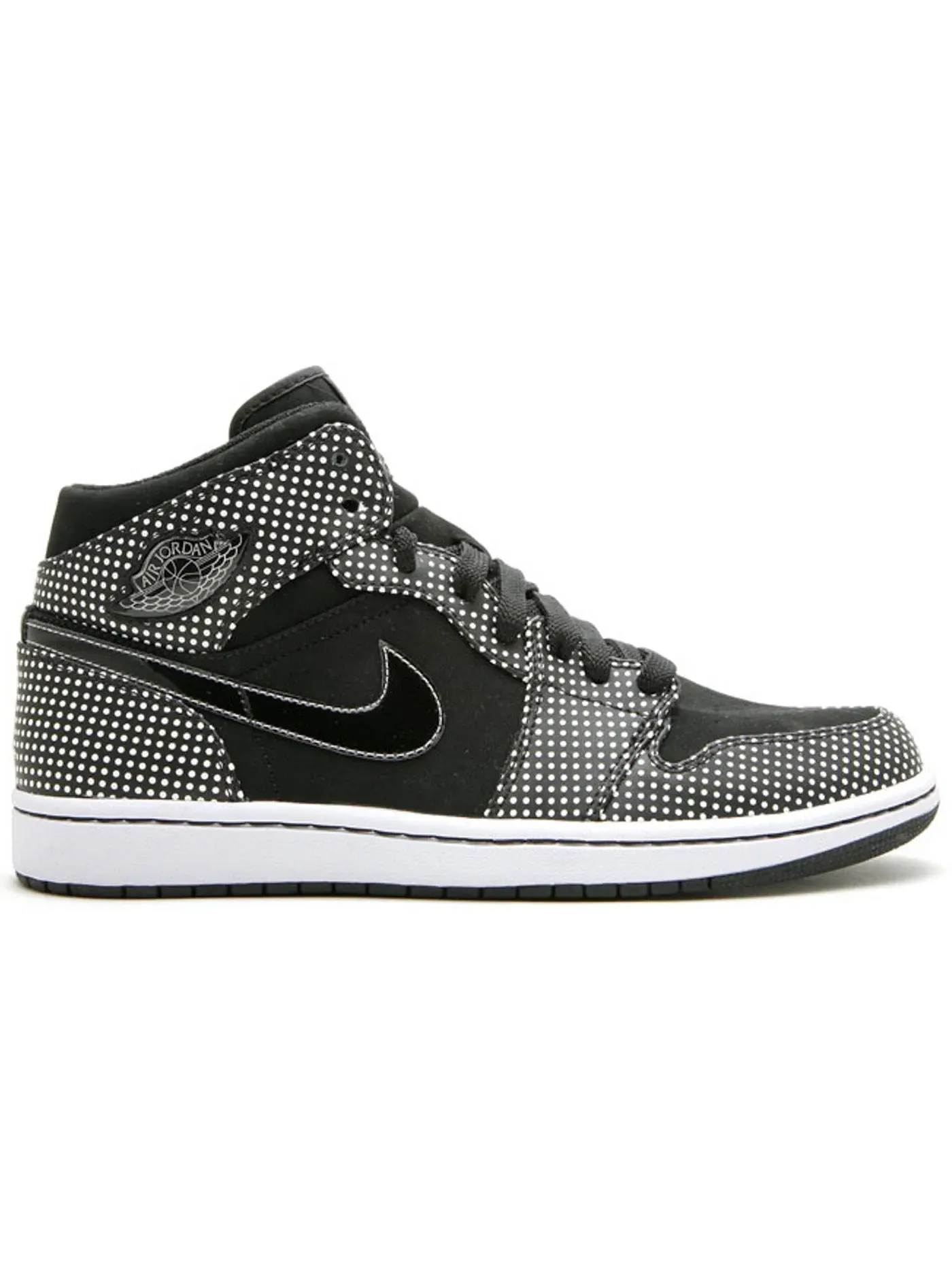 Мужские кроссовки с принтом горох Jordan 1 Retro Jordan — изображение 1 из 1, белый
