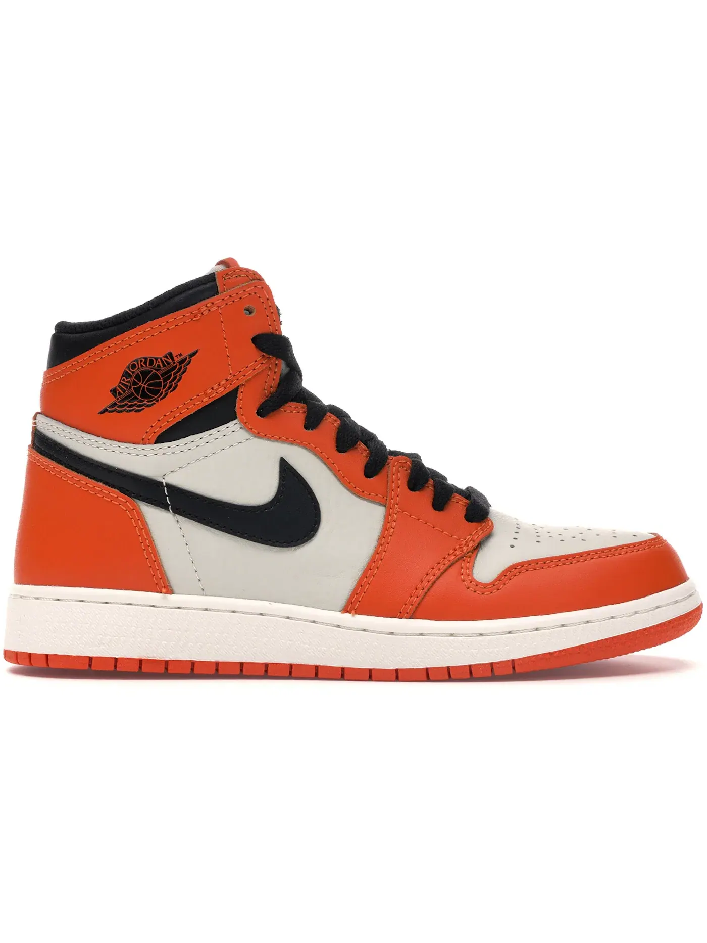 Детские кроссовки с принтом Jordan 1 Retro Reverse Shattered Backboard Jordan — изображение 1 из 1, черный