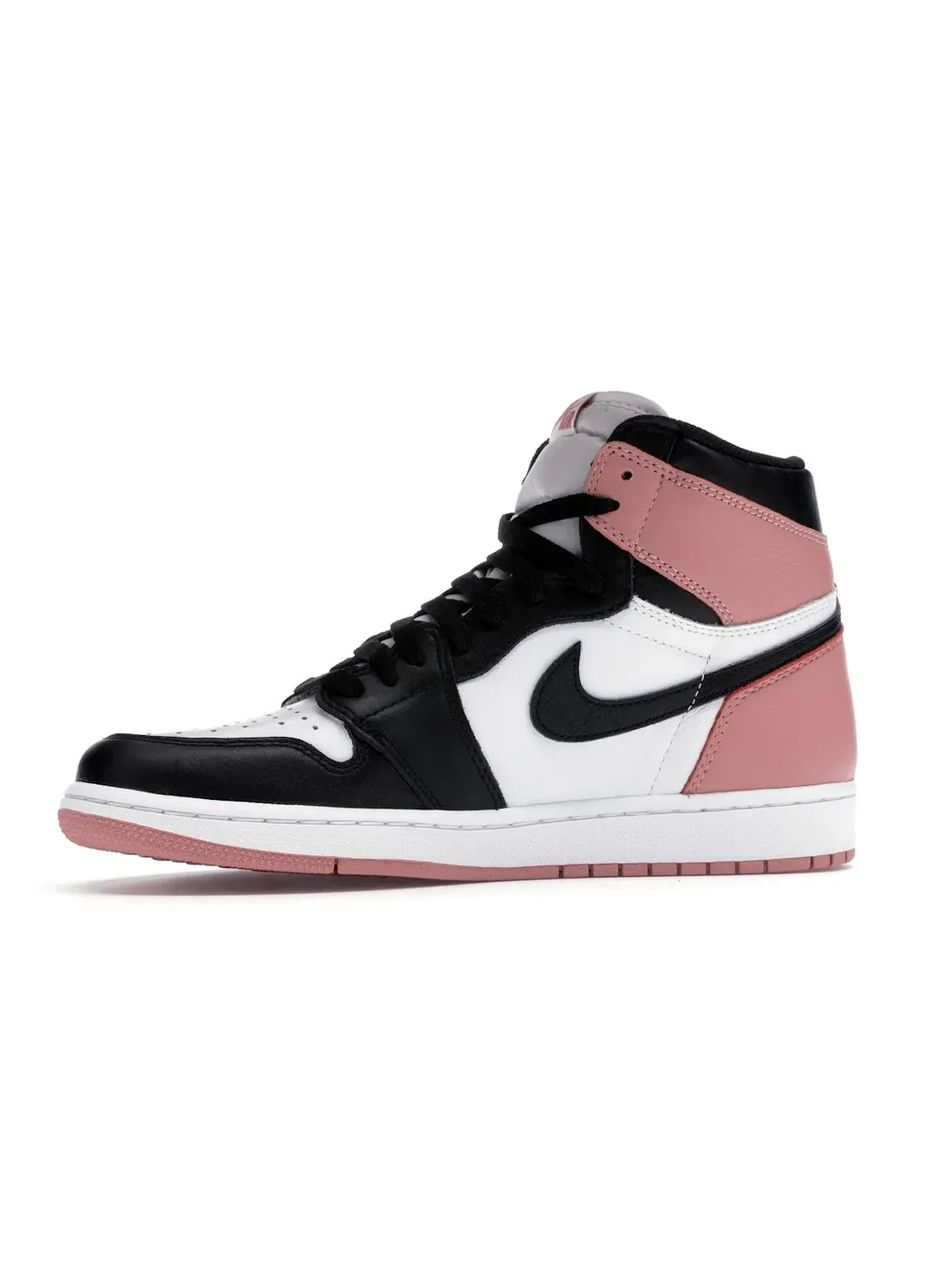 Мужские кроссовки высокие с классическим дизайном Jordan 1 Retro High Jordan — изображение 3 из 4, белый/черный-розовый