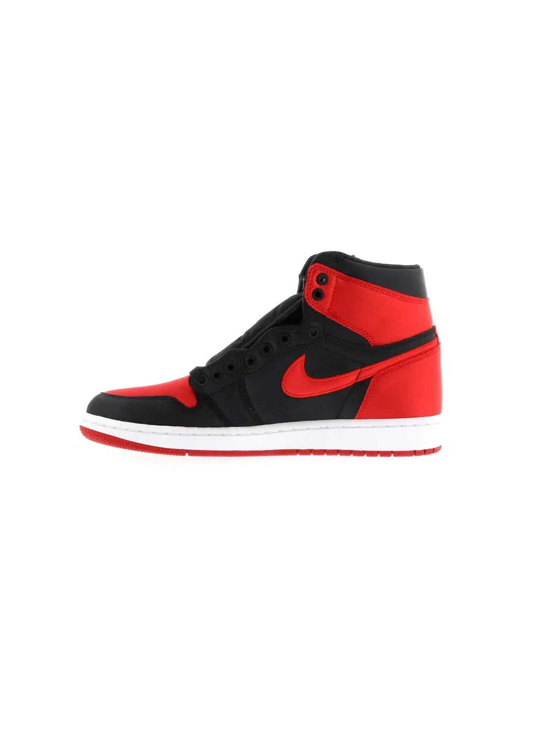 Мужские кроссовки Lifestyle Jordan 1 Retro High Satin Banned Jordan — изображение 3 из 4, черный/красный-белый