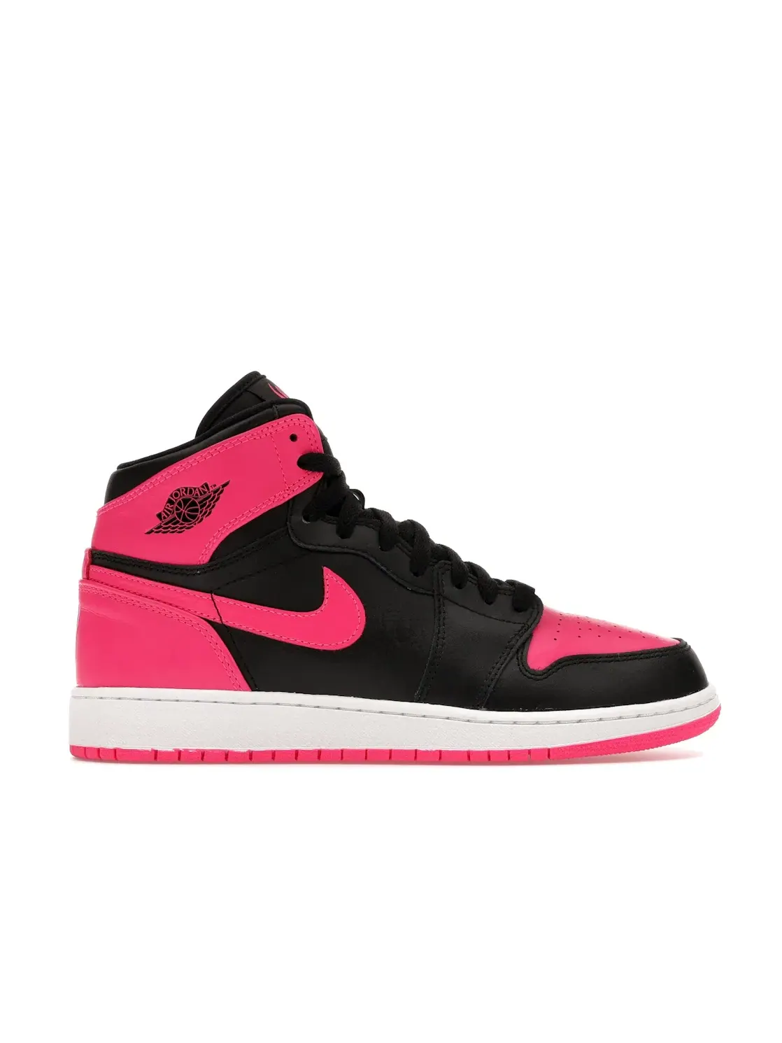 Детские кроссовки Lifestyle с высоким верхом Jordan 1 Retro Jordan — изображение 1 из 4, розовый белый черный