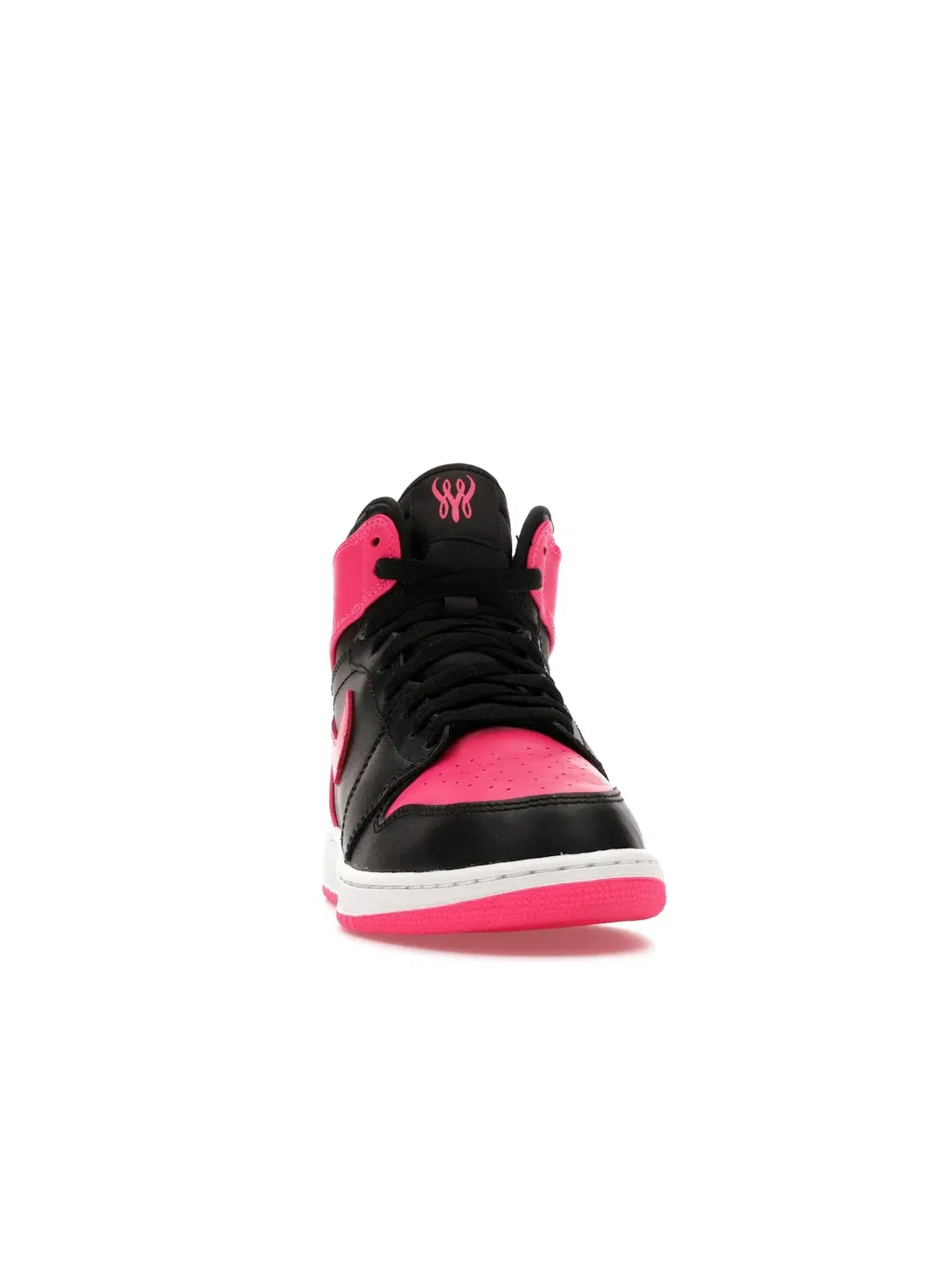 Детские кроссовки Lifestyle с высоким верхом Jordan 1 Retro Jordan — изображение 2 из 4, розовый белый черный