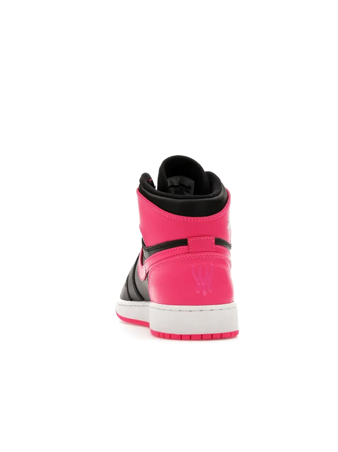 Детские кроссовки Lifestyle с высоким верхом Jordan 1 Retro Jordan — изображение 4 из 4, розовый белый черный