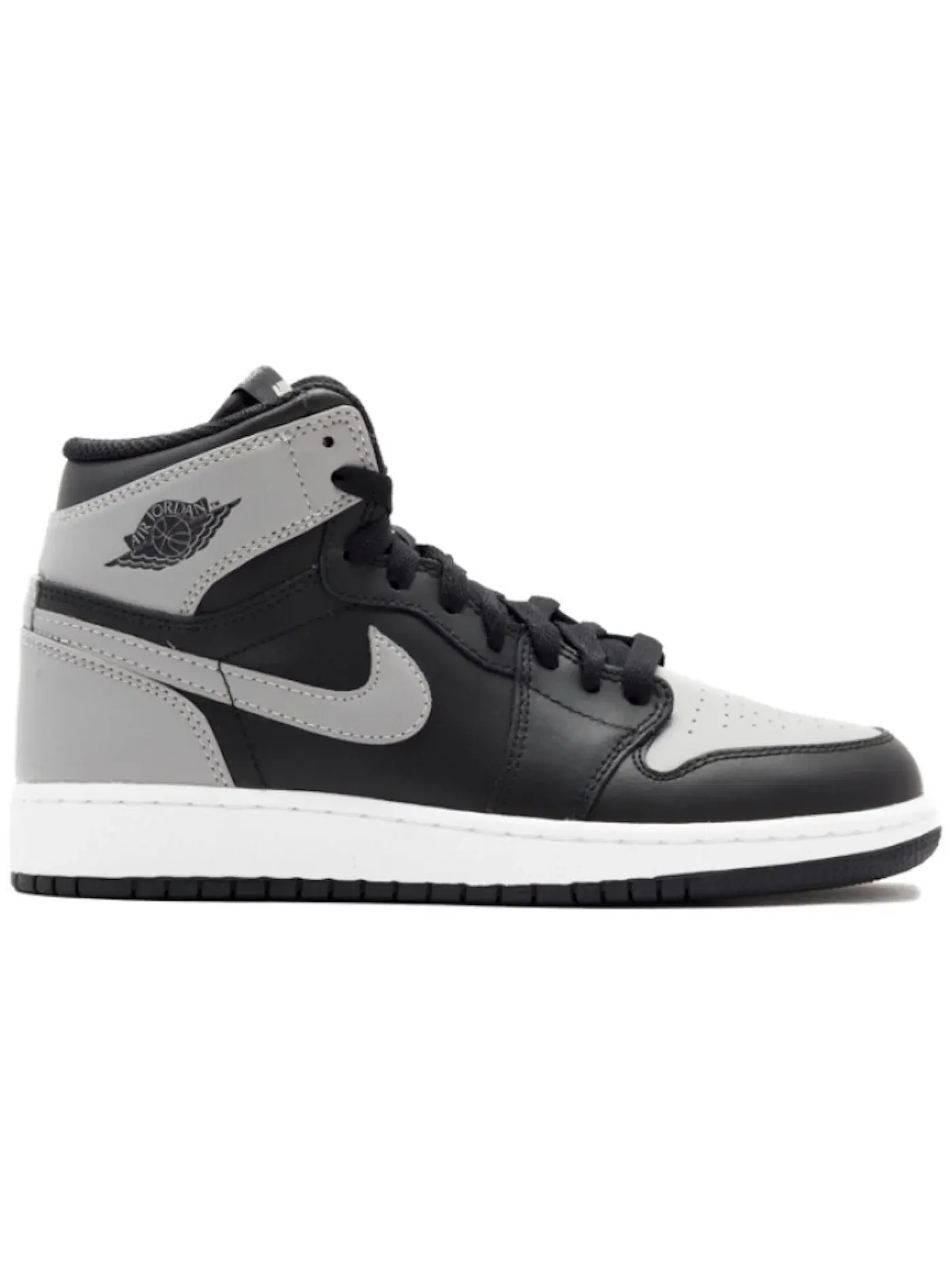 Детские кроссовки Lifestyle с принтом Jordan 1 Retro Jordan — изображение 1 из 1, черный/серый