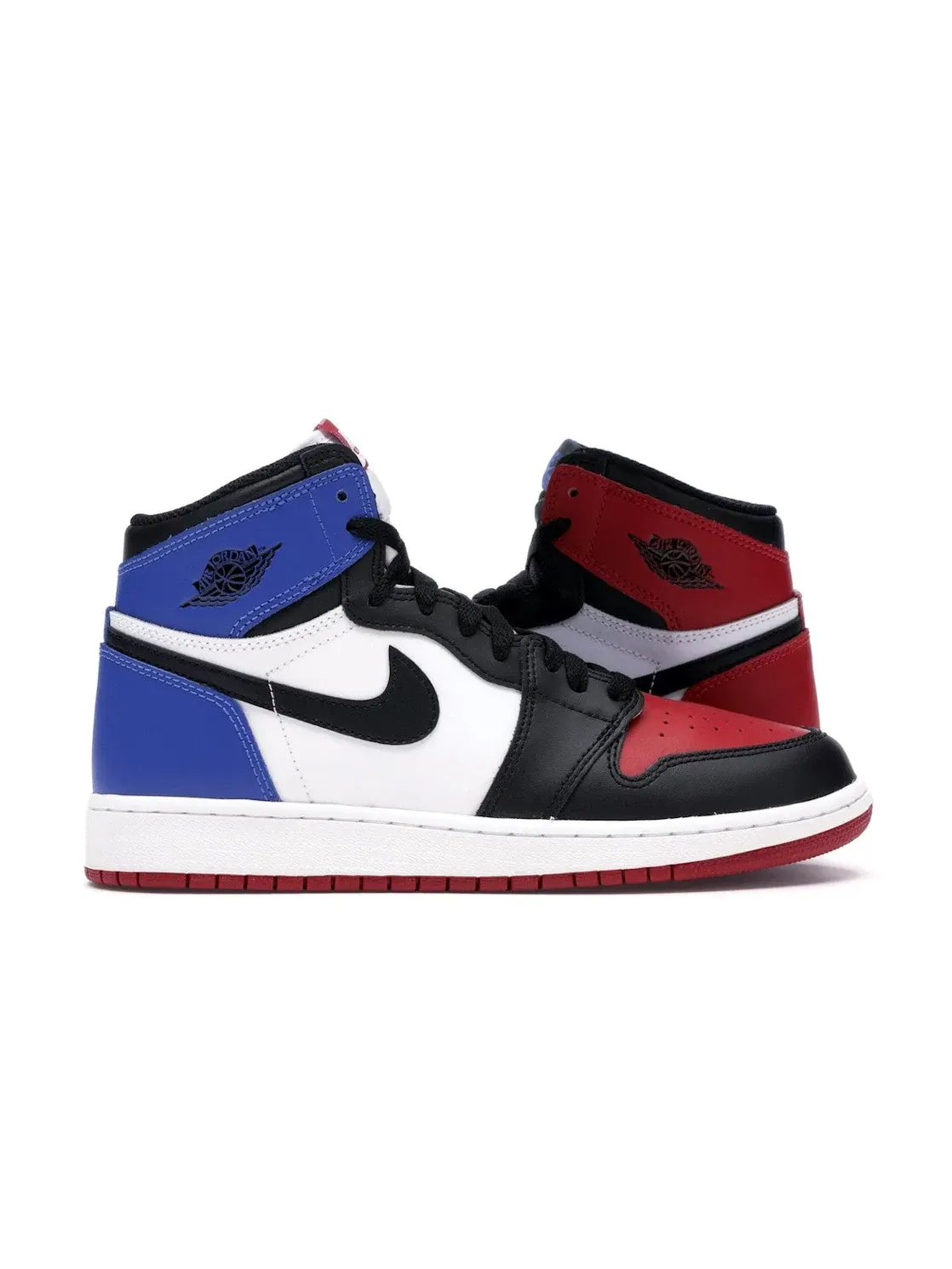 Детские кроссовки с контрастным дизайном Jordan 1 Retro Jordan — изображение 1 из 4, черный/красный